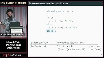 2017 LLVM Developers’ Meeting: J. Doerfert “Polyhedral Value & Memory Analysis ”