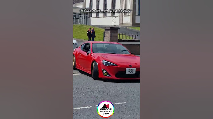 Pair of Toyota GT86 leaving Comber Cars N Coffee #Aarons_motorsport