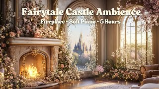 Fairytale Castle Ambience | Fireplace + Soft Piano for Sleep & Study screenshot 4