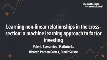 Learning Non-Linear Relationships in the Cross-Section