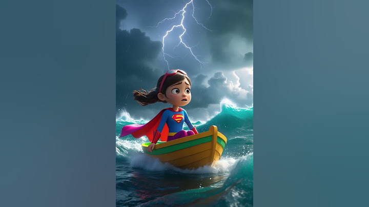 7-Year-Old Supergirl vs The Storm! 🌊 Tiny Boat, Big Waves!