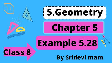 TN 8th ch 5 geometry example 5.28 construction of trapezium explained by Sridevi Mam
