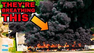 HOLY SH*T! Toxic BLACK RAIN Falls After Massive Chemical Fire