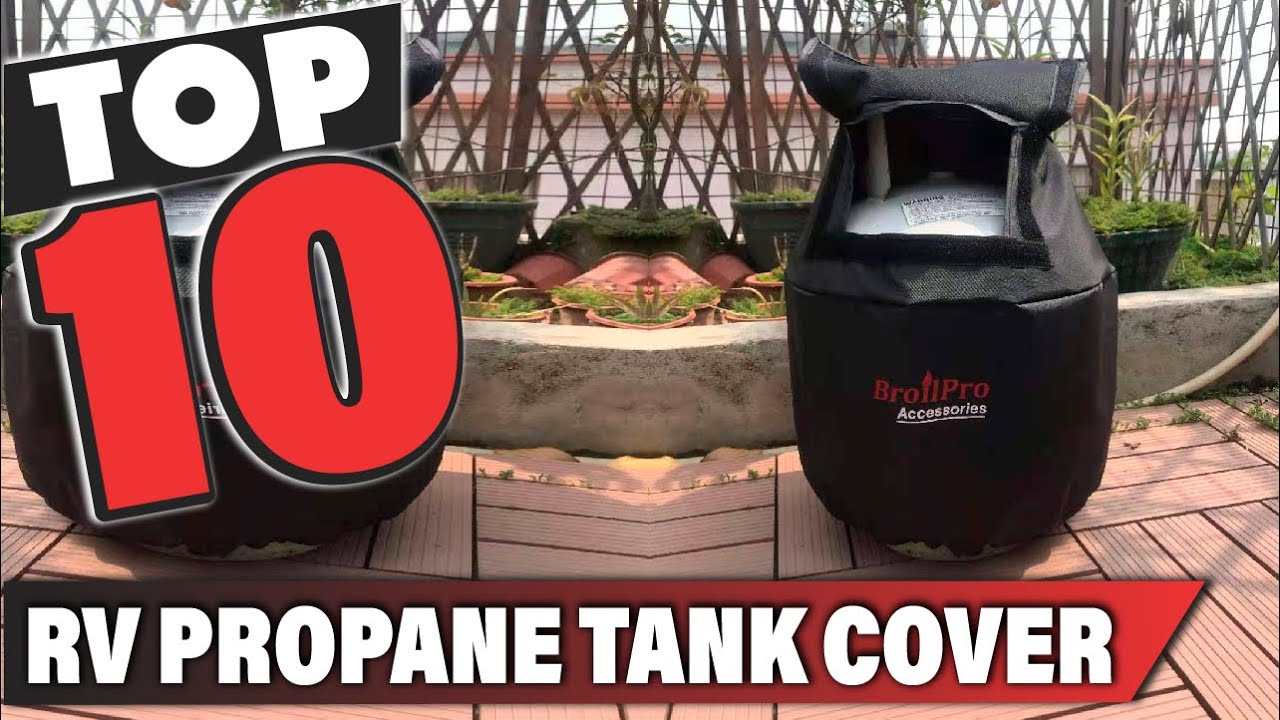 ADCO 2111 White RV Propane Tank Cover – Single 20 Lb Tank, Top Opening, Durable