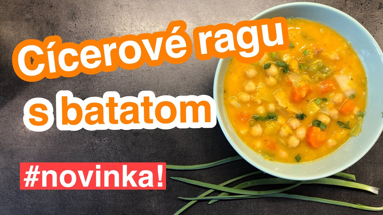 Cícerové ragú s batatom (guláš) - YouTube