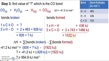 5. TRICKIER Bond Enthalpy Calculation