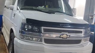 Привязка датчиков давления шин Chevrolet Express