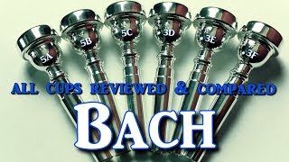 First Ever Review &amp; Comparison of ALL Bach Trumpet Mouthpiece Cup sizes by Kurt Thompson