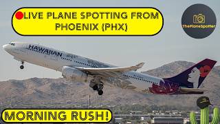 🔴 LIVE Plane Spotting MORNING RUSH | Phoenix Sky Harbor International Airport (PHX) ✈️ | 9/25/26
