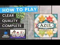 Azul Summer Pavilion Board Game - How to Play under 10 Minutes (Including variant)