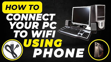 How To Connect Your PC to WiFi Without Ethernet Cable or Adapter (Using Phone 2025)