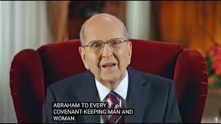 President Russell M. Nelson shares a message @ April 24 General Conference