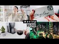 MOVING VLOG #4! coffee pot FAIL, homegoods & tjmaxx haul, makeup room, pantry organization