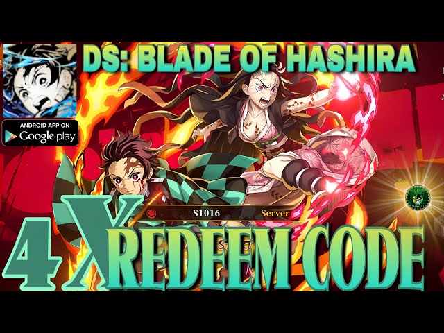 DS - Blade of Hashira Codes