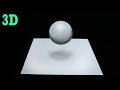 Most Easy 3D Drawing illusion for Beginners in 2 Minute | 3D Floating Ball: Optical illusion Sketch