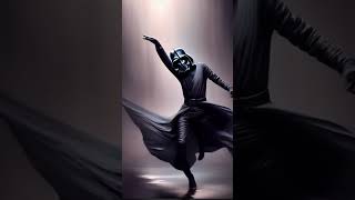 Dancing Darth Wader. AI GENERATED ART