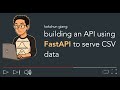 Building a CSV Data API with FastAPI and Pandas