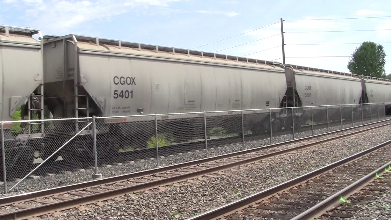CGOX Grain train #22 (BNSF 1111)