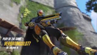 Overwatch POTG as Soldier 76 in Eichenwalde