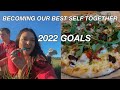 NEW YEARS GOALS , DATE NIGHT, AND HEALTHY GROCERY HAUL | VLOG