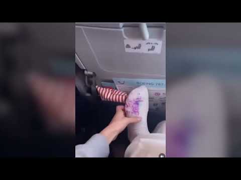 Woman's Plane Nightmare: Kid Draws on Her Socks and Passengers Slam Her for No Shoes