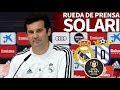 Real Madrid - Melilla | Rueda de prensa previa de Solari | Diario AS