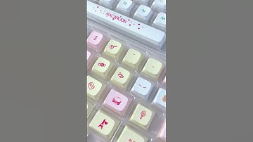 🌸Asmr Keycaps Replacement#shorts #asmr #keyboard #keycaps #desksetup