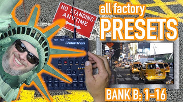 ELEKTRON DIGITAKT - ALL FACTORY PRESETS | BANK B | Michael Kert