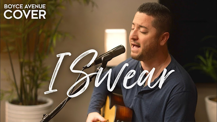 I Swear Cover version - Cover performance video thumbnail