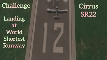 [RFS Real Flight Simulator]Challange| Cirrus SR22 Landing at World Shortest Runway {4K60fps}
