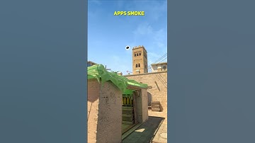 Apps Huge Smoke Mirage CS2 Lienups #shorts