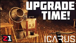 Super Secret LOOT Cave and Smelter UPGRADE ! Icarus Beta Weekend 3 [E5] | Z1 Gaming