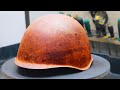 Restoration Rusty WWII Helmet SSh-39