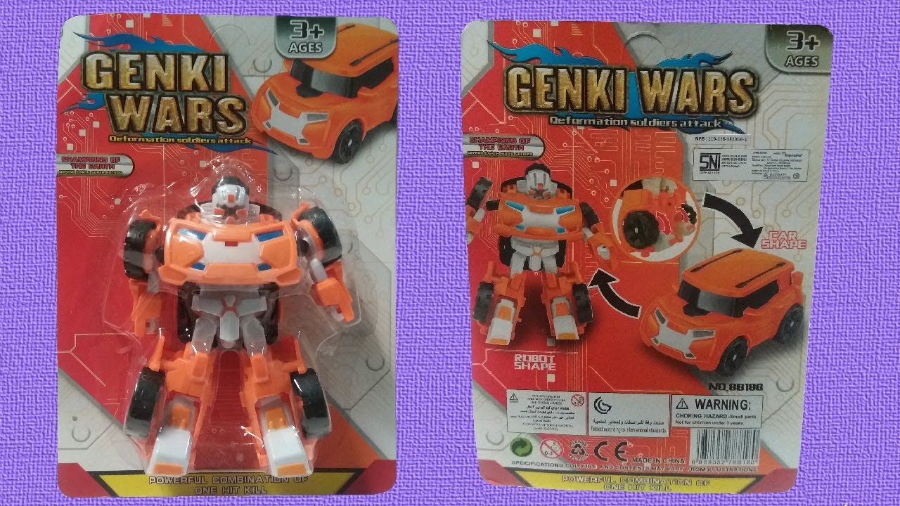 Mainan ROBOT GENKI WARS - YouTube