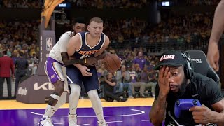 Playing Against Defending Champs On Hardest Difficulty! *FRUSTRATING* Lakers vs Nuggets