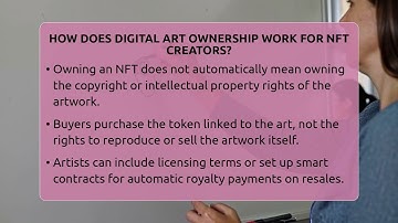How Does Digital Art Ownership Work For NFT Creators? - Artists Behind the Art