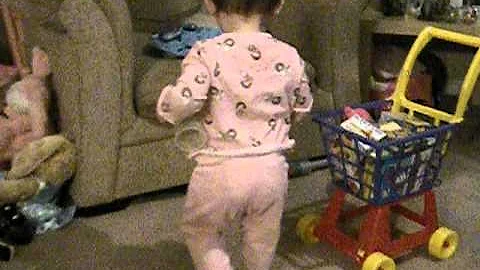My daughter a year old