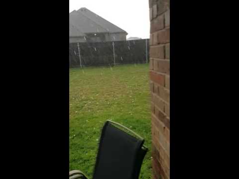 Hail storm May
