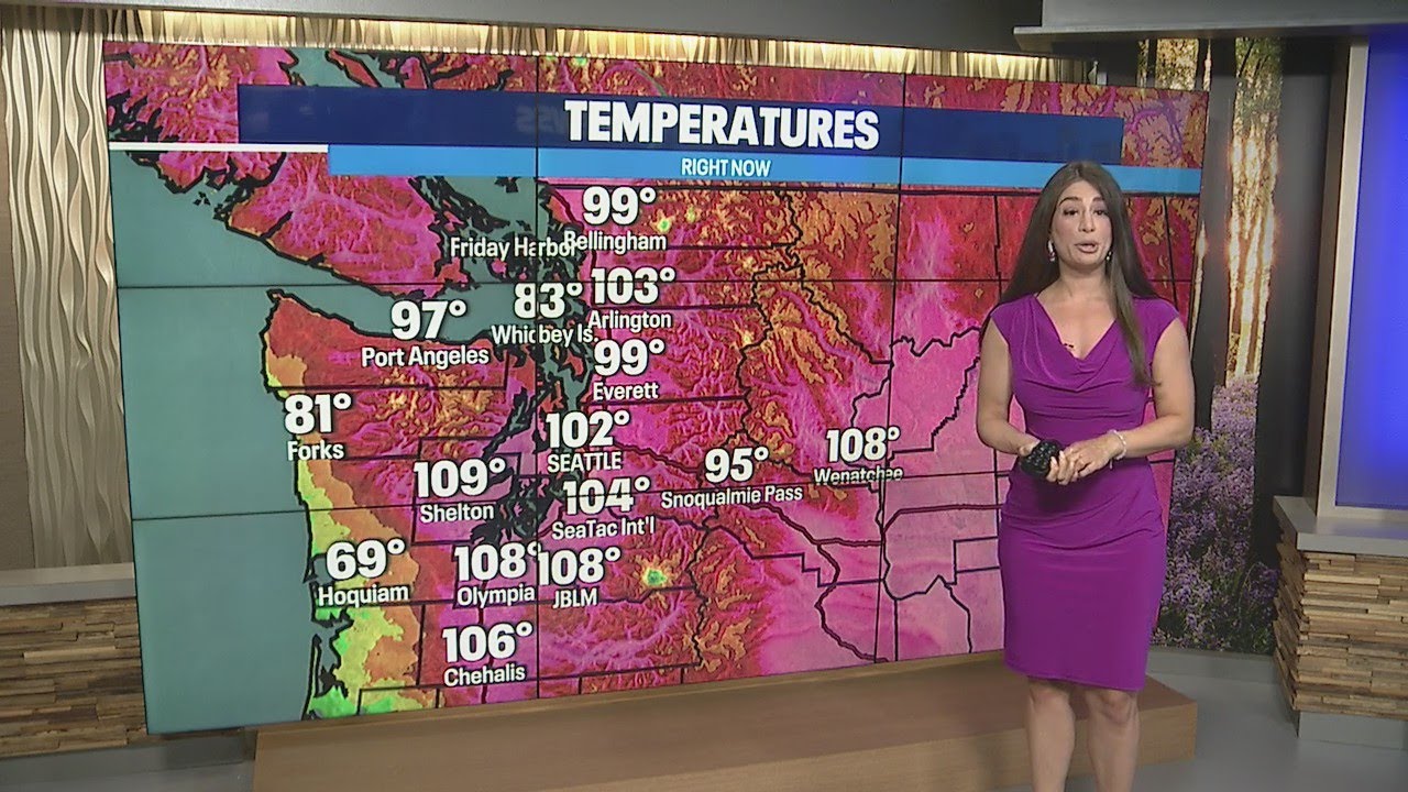 Seattle's hottest day on record; triple-digit heat 3 days in a row breaks another record