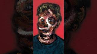Three Studies of Alex, Left Panel, Figurative Expressionist Portrait