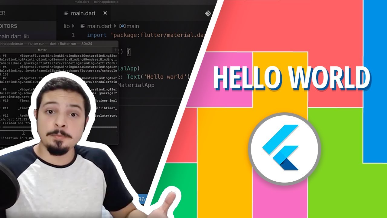 Flutter e o seu primeiro hello world