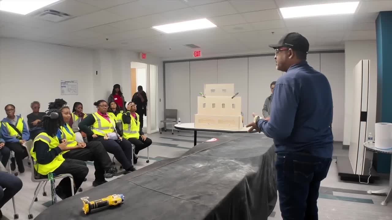 Detroit high school girls get hands-on look at careers in the skilled trades