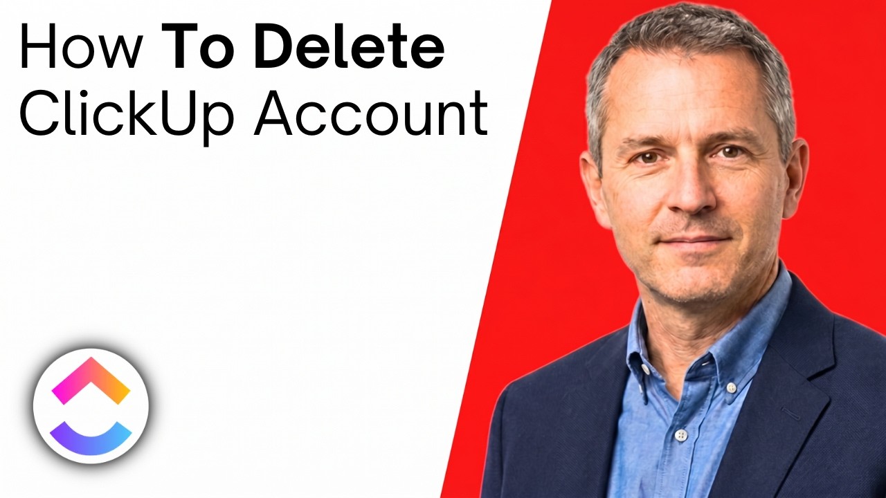 How To Delete Your ClickUp Account (Quick Guide) - YouTube