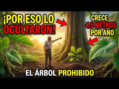 Este árbol te da leña en 1 año: crece 4,5 m y arde como el carbón