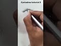 eyelashes tutorial | how to draw eyelashes #shorts#youtubeshorts