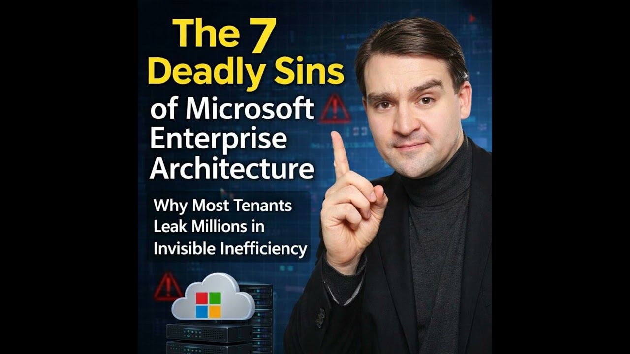 Microsoft 365 Architecture: The 7 Deadly Sins That Cost Millions (Governance, Security and Licens...