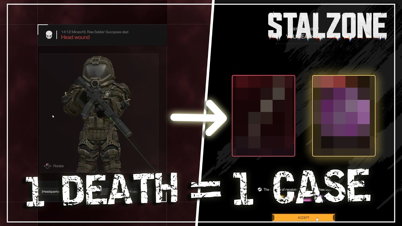 Outpost PVP but EVERYTIME i DIE i HAVE TO OPEN A CASE | Stalzone Aesthete Case Opening and PVP