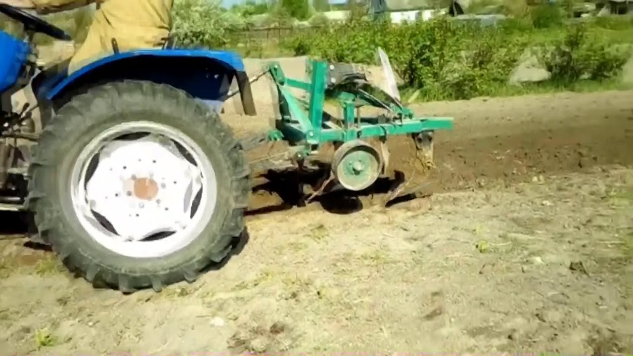 Технология вспашки земли трактором - видеоролики из раздела: Сад и ...