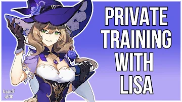 [F4A] Private Training with Lisa ASMR RP | Ghost of Springvale PART 3 | Genshin Impact ASMR