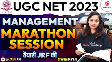 UGC NET June 2023 | Management Marathon | UGC NET Management Revision | Divyani Ma